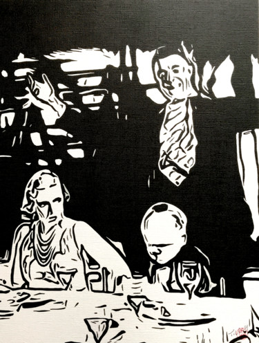 Gravures & estampes intitulée "The Wedding Banquet" par Wilf Tilley, Œuvre d'art originale, Impression numérique