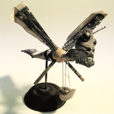 Skulptur mit dem Titel "Macro-model Of The…" von Wilf Tilley, Original-Kunstwerk, Ton