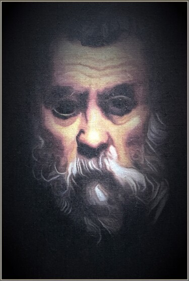 Картина под названием "Il Furioso (After T…" - Wilf Tilley, Подлинное произведение искусства, Масло