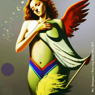 Arts numériques intitulée "Sonnet 153 / Cupid…" par Wilf Tilley, Œuvre d'art originale, Image générée par l'IA