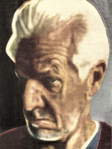 Painting titled "Self-Portrait In A…" by Wilf Tilley, Original Artwork, Ink