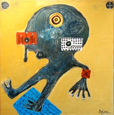 Pintura titulada "Salsa" por Wilfried Balima, Obra de arte original, Acrílico Montado en Bastidor de camilla de madera