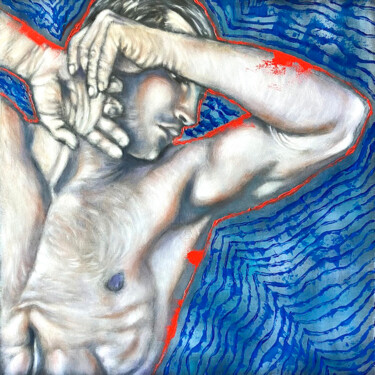 Картина под названием "TORSE MASCULIN AUX…" - Wilhelm Sommer, Подлинное произведение искусства, Масло Установлен на Деревянн…