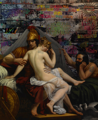 Peinture intitulée "Love is giving some…" par Wilhem Von Kalisz, Œuvre d'art originale, Peinture numérique