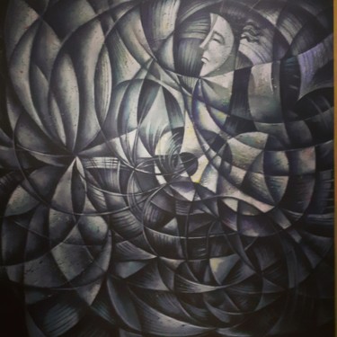 Pintura titulada "Suena mi guitarra" por Wilkins Terrero, Obra de arte original, Acrílico