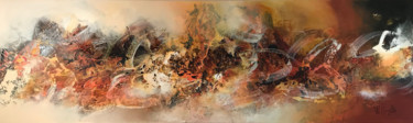 Pittura intitolato "Swiss Dreams 250x75…" da Willam Malucu, Opera d'arte originale, Acrilico