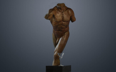 Skulptur mit dem Titel "Phoebus" von Willem Botha, Original-Kunstwerk, Bronze