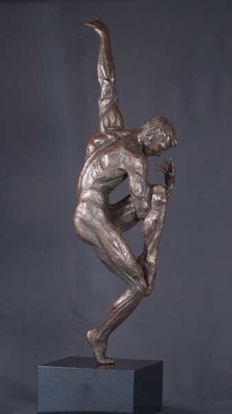 Sculpture intitulée "Benji, The Dance of…" par Willem Botha, Œuvre d'art originale, Bronze
