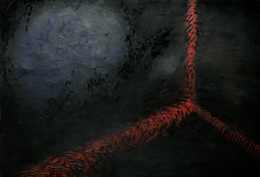 Картина под названием "Réseau" - William Fages, Подлинное произведение искусства, Масло