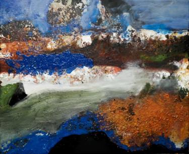 Картина под названием "paysage" - William Fages, Подлинное произведение искусства, Акрил