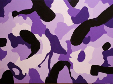 Painting titled "Purple Puzzle.jpg" by William Olexik, Original Artwork, Acrylic