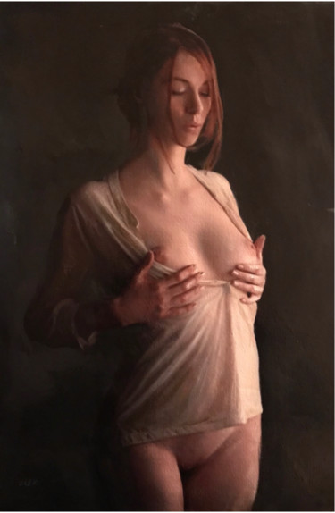 Schilderij getiteld "The Commanding Self" door William Oxer F.R.S.A., Origineel Kunstwerk, Acryl