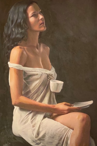 Pintura intitulada "To Take A Moment" por William Oxer F.R.S.A., Obras de arte originais, Acrílico