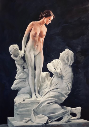 Ζωγραφική με τίτλο "Metamorphoses" από William Oxer F.R.S.A., Αυθεντικά έργα τέχνης, Ακρυλικό