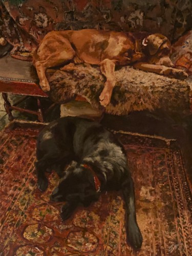 Peinture intitulée "A Restful Evening" par William Oxer F.R.S.A., Œuvre d'art originale, Acrylique