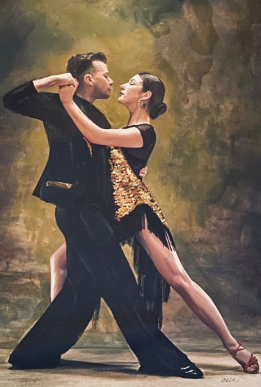 Peinture intitulée "Last Tango" par William Oxer F.R.S.A., Œuvre d'art originale, Acrylique