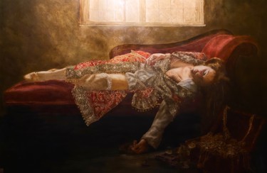 Pintura intitulada "Lost Jewel" por William Oxer F.R.S.A., Obras de arte originais, Óleo