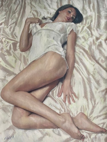 Peinture intitulée "Love Me" par William Oxer F.R.S.A., Œuvre d'art originale, Acrylique