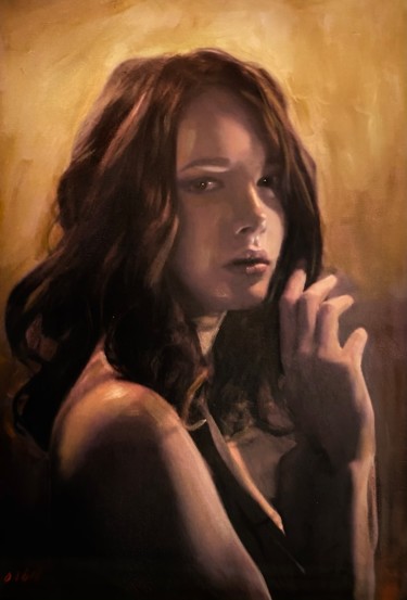 Peinture intitulée "Evening Sun" par William Oxer F.R.S.A., Œuvre d'art originale, Huile