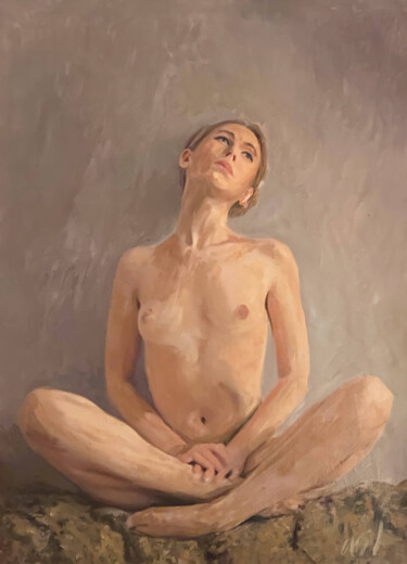 Painting titled "Silence And Beauty" by William Oxer F.R.S.A., Original Artwork, Oil