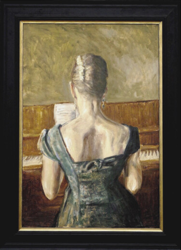 Malerei mit dem Titel "'Et L'Esprit Ailleu…" von William Oxer F.R.S.A., Original-Kunstwerk, Öl