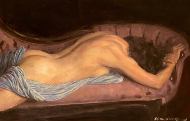 Картина под названием "Falling And Rising" - William Oxer F.R.S.A., Подлинное произведение искусства, Масло
