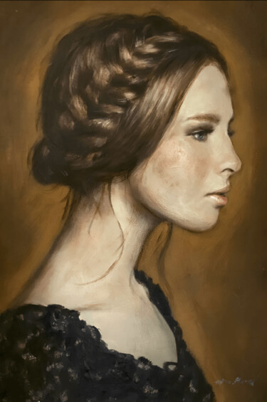 Schilderij getiteld "‘The Art Of Unsuita…" door William Oxer F.R.S.A., Origineel Kunstwerk, Olie