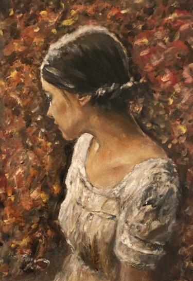 Painting titled "'Neverchild'" by William Oxer F.R.S.A., Original Artwork, Oil
