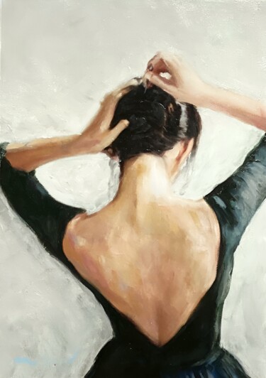 Schilderij getiteld "'Nearly There...'" door William Oxer F.R.S.A., Origineel Kunstwerk, Olie