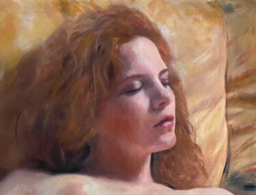 Schilderij getiteld "'Escapism'" door William Oxer F.R.S.A., Origineel Kunstwerk, Olie