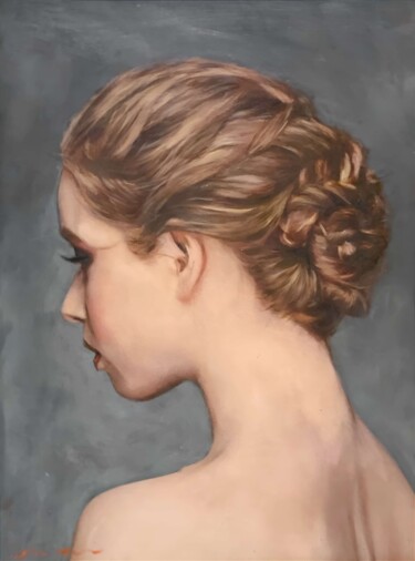 「'A Muse For All Sea…」というタイトルの絵画 William Oxer F.R.S.A.によって, オリジナルのアートワーク, オイル
