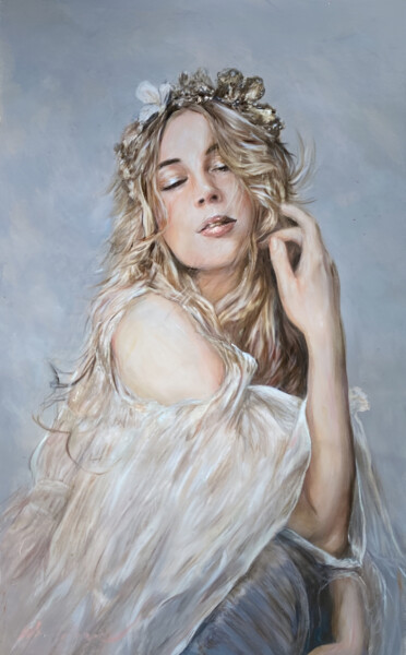 Painting titled "'Grace'" by William Oxer F.R.S.A., Original Artwork, Oil