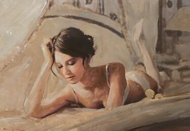 Painting titled "'Afternoon Sensatio…" by William Oxer F.R.S.A., Original Artwork, Oil