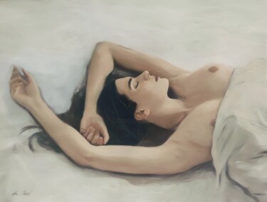 Картина под названием "'Afternoon Awakenin…" - William Oxer F.R.S.A., Подлинное произведение искусства, Масло