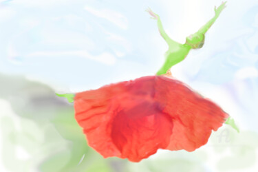 "Poppydance" başlıklı Dijital Sanat William Vallée tarafından, Orijinal sanat, 2D Dijital Çalışma