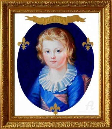 Peinture intitulée "Louis XVII" par William Vallée, Œuvre d'art originale