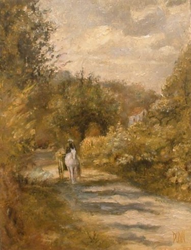 Painting titled "To market" by William Dunn, Original Artwork