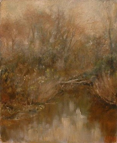 Painting titled "Creek out of Sanbor…" by William Dunn, Original Artwork
