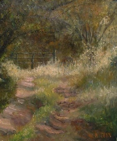 Painting titled "Southgate at Andrews" by William Dunn, Original Artwork