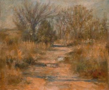 Painting titled "Sandborne trail" by William Dunn, Original Artwork, Oil