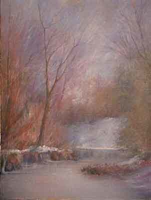 Painting titled "Icey Sanborne" by William Dunn, Original Artwork, Oil