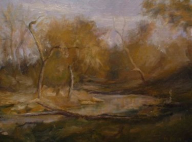 Painting titled "A Sanborne Fall" by William Dunn, Original Artwork, Oil