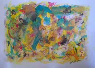 Peinture intitulée "sem título opusAQ1" par William Jones Araujo Mota (william mota), Œuvre d'art originale, Aquarelle