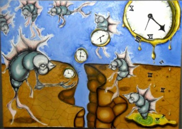 milagre dos peixes Pintura intitulada "milagre dos peixes" por Willian Burilli, Obras de arte originais, Óleo