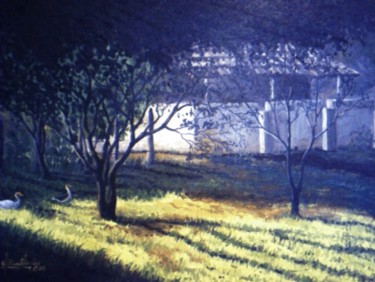 Pintura intitulada "Arredores da Fazenda" por Willian Araújo, Obras de arte originais
