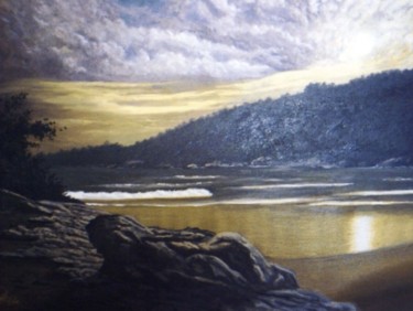 Pintura intitulada "Praia da Cerca ao P…" por Willian Araújo, Obras de arte originais