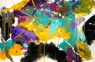 绘画 标题为“Abstrait N°25” 由Willigo, 原创艺术品, 丙烯