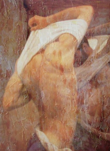 Pintura titulada "Torso" por Willis Vega, Obra de arte original