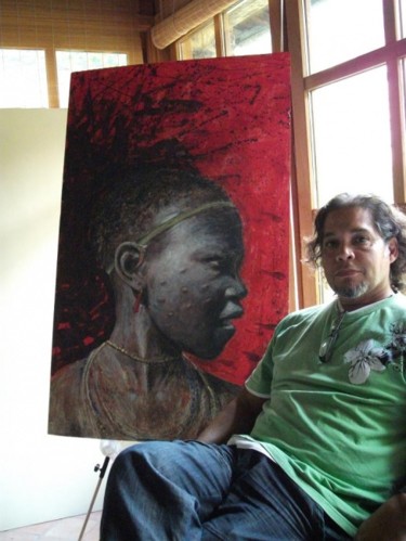 Pintura titulada "africa" por Willo, Obra de arte original, Oleo