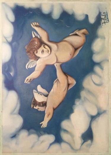 Painting titled "angeles.jpg" by Pulinchi, Original Artwork, Oil